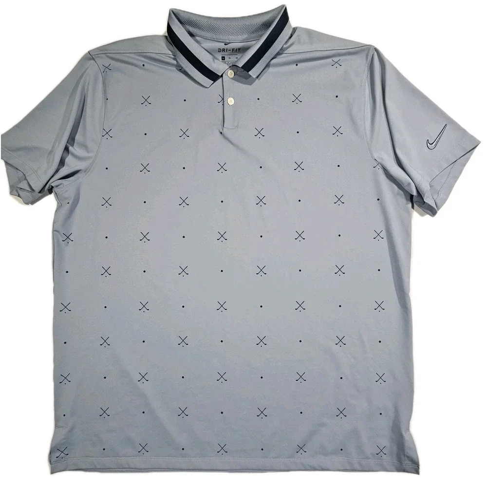 Nike Polo Shirt‎ Mens Golf Sz XL Stretch Dri-Fit Performance